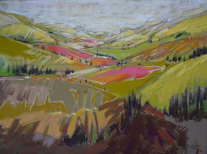 <b>Tuscan Countryside 16</b><br/>Image Size 24 x 18<br/>Framed Size 32 x 26<br/>Sold<br/>
